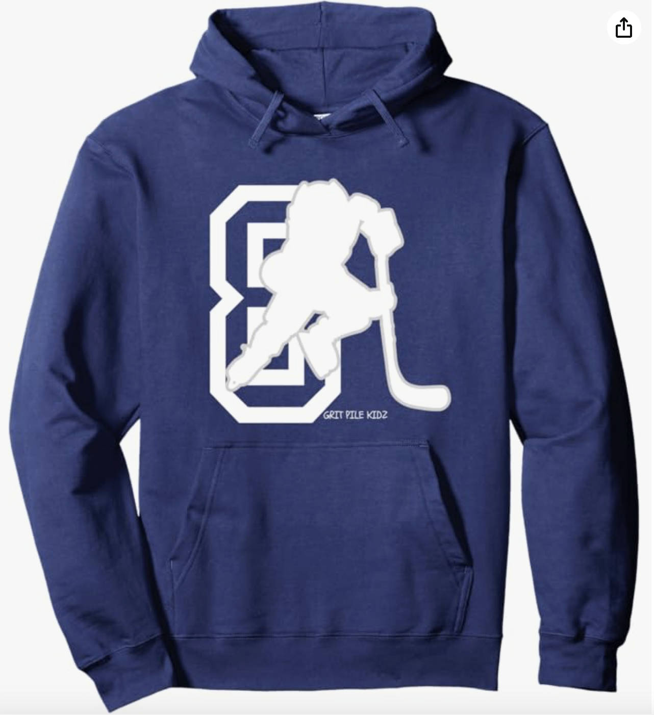 Navy Blue Pullover Hoodie